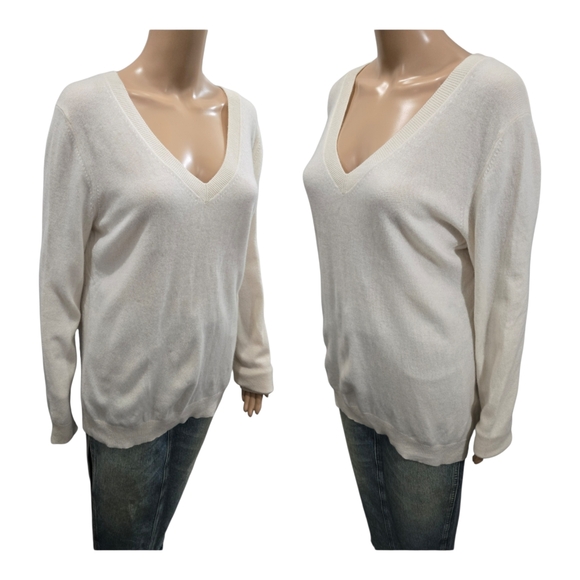 Vince Weekend 100% Cashmere Sweater Size L - Picture 7 of 9
